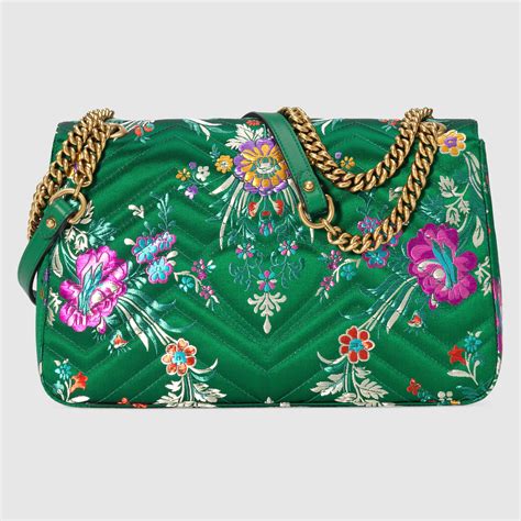 gucci green floral marmont bag|gucci marmont bag for sale.